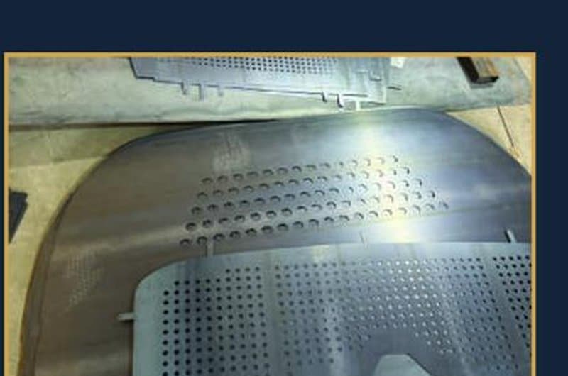 Perforated metal sheet fabrication